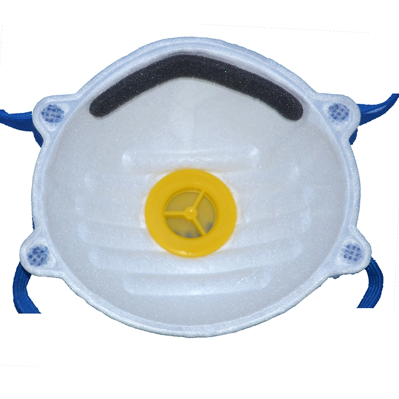 4-Ply N95 Respirator Earloop Nonwoven Anti Dust Pollution Disposable Face Mask with Valve