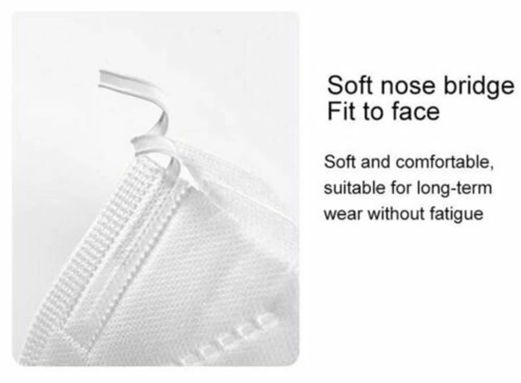 Ffp2 Kn95 N95 Face Mask with Vent Valve Hygienic Anti Bacterial Pollen Surgical Ffp3 Respirator with Tie on and Valve for Medical Use