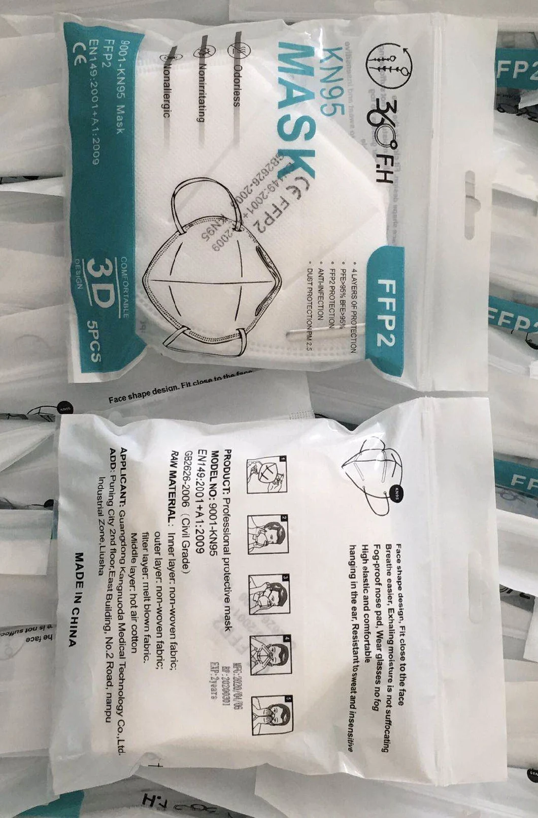 FFP2 KN95 N95 Medical Face Mask Respirator Surgical Face Mask