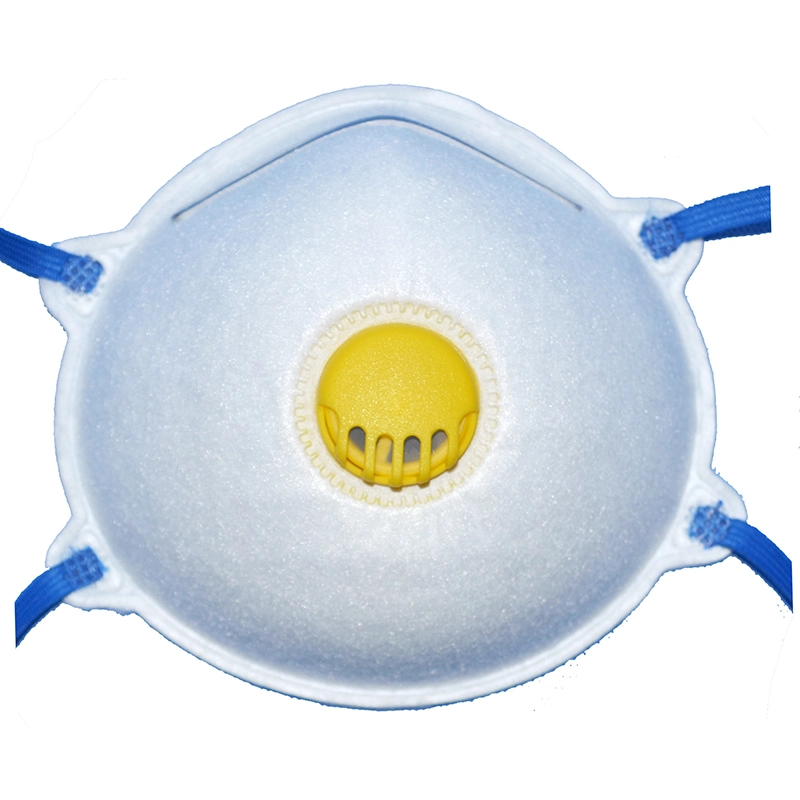 4-Ply N95 Respirator Earloop Nonwoven Anti Dust Pollution Disposable Face Mask with Valve