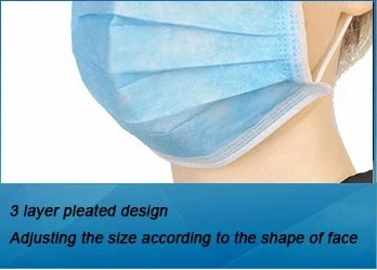 Earloop Protective Dental Surgeon Isolation Dust Active Carbon Gauze PP Safety Soft Mouth Mask, Nonwoven Disposable Face Mask